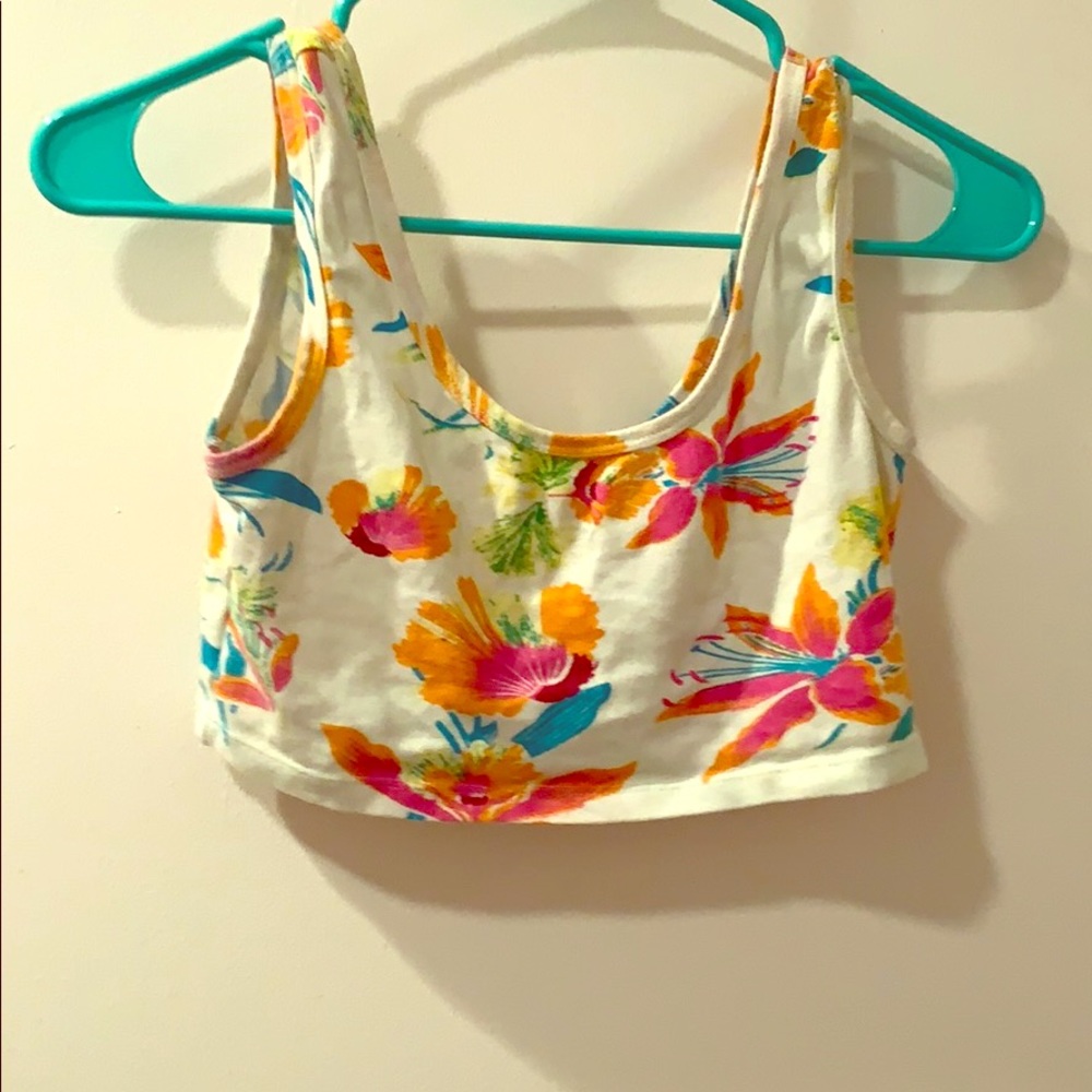 Billabong floral crop top